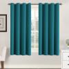 image:imageHVERSAILTEX Ivory Curtains for Bedroom Window Treatment Blackout Thermal Insulated Room Darkening Solid Grommet CurtainsDrapes for Living Room Set of 2 Panels 52 by 84 Inch Long IvoryCreamTurquoise Blue
