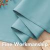 image:imageHVERSAILTEX Ivory Curtains for Bedroom Window Treatment Blackout Thermal Insulated Room Darkening Solid Grommet CurtainsDrapes for Living Room Set of 2 Panels 52 by 84 Inch Long IvoryCreamAqua