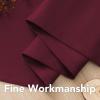 image:imageHVERSAILTEX Ivory Curtains for Bedroom Window Treatment Blackout Thermal Insulated Room Darkening Solid Grommet CurtainsDrapes for Living Room Set of 2 Panels 52 by 84 Inch Long IvoryCreamBurgundy