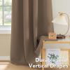 image:imageHVERSAILTEX Ivory Curtains for Bedroom Window Treatment Blackout Thermal Insulated Room Darkening Solid Grommet CurtainsDrapes for Living Room Set of 2 Panels 52 by 84 Inch Long IvoryCreamMacchiato