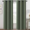 image:imageHVERSAILTEX Ivory Curtains for Bedroom Window Treatment Blackout Thermal Insulated Room Darkening Solid Grommet CurtainsDrapes for Living Room Set of 2 Panels 52 by 84 Inch Long IvoryCreamBronze Green