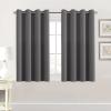 image:imageHVERSAILTEX Ivory Curtains for Bedroom Window Treatment Blackout Thermal Insulated Room Darkening Solid Grommet CurtainsDrapes for Living Room Set of 2 Panels 52 by 84 Inch Long IvoryCreamCharcoal Gray