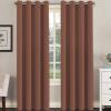 image:imageHVERSAILTEX Ivory Curtains for Bedroom Window Treatment Blackout Thermal Insulated Room Darkening Solid Grommet CurtainsDrapes for Living Room Set of 2 Panels 52 by 84 Inch Long IvoryCreamWashed Spice