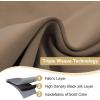 image:imageHVERSAILTEX Ivory Curtains for Bedroom Window Treatment Blackout Thermal Insulated Room Darkening Solid Grommet CurtainsDrapes for Living Room Set of 2 Panels 52 by 84 Inch Long IvoryCreamMacchiato