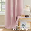 image:imageHVERSAILTEX Ivory Curtains for Bedroom Window Treatment Blackout Thermal Insulated Room Darkening Solid Grommet CurtainsDrapes for Living Room Set of 2 Panels 52 by 84 Inch Long IvoryCreamBaby Pink