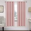 image:imageHVERSAILTEX Ivory Curtains for Bedroom Window Treatment Blackout Thermal Insulated Room Darkening Solid Grommet CurtainsDrapes for Living Room Set of 2 Panels 52 by 84 Inch Long IvoryCreamBaby Pink