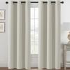image:imageHVERSAILTEX Ivory Curtains for Bedroom Window Treatment Blackout Thermal Insulated Room Darkening Solid Grommet CurtainsDrapes for Living Room Set of 2 Panels 52 by 84 Inch Long IvoryCreamIvoryCream