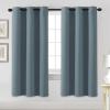 image:imageHVERSAILTEX Ivory Curtains for Bedroom Window Treatment Blackout Thermal Insulated Room Darkening Solid Grommet CurtainsDrapes for Living Room Set of 2 Panels 52 by 84 Inch Long IvoryCreamStone Blue