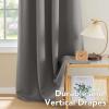 image:imageHVERSAILTEX Ivory Curtains for Bedroom Window Treatment Blackout Thermal Insulated Room Darkening Solid Grommet CurtainsDrapes for Living Room Set of 2 Panels 52 by 84 Inch Long IvoryCreamGrey