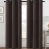 image:imageHVERSAILTEX Ivory Curtains for Bedroom Window Treatment Blackout Thermal Insulated Room Darkening Solid Grommet CurtainsDrapes for Living Room Set of 2 Panels 52 by 84 Inch Long IvoryCreamChocolate Brown