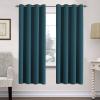 image:imageHVERSAILTEX Ivory Curtains for Bedroom Window Treatment Blackout Thermal Insulated Room Darkening Solid Grommet CurtainsDrapes for Living Room Set of 2 Panels 52 by 84 Inch Long IvoryCreamDark Teal