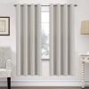 image:imageHVERSAILTEX Ivory Curtains for Bedroom Window Treatment Blackout Thermal Insulated Room Darkening Solid Grommet CurtainsDrapes for Living Room Set of 2 Panels 52 by 84 Inch Long IvoryCreamStone