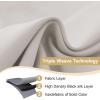 image:imageHVERSAILTEX Ivory Curtains for Bedroom Window Treatment Blackout Thermal Insulated Room Darkening Solid Grommet CurtainsDrapes for Living Room Set of 2 Panels 52 by 84 Inch Long IvoryCreamStone