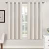 image:imageHVERSAILTEX Ivory Curtains for Bedroom Window Treatment Blackout Thermal Insulated Room Darkening Solid Grommet CurtainsDrapes for Living Room Set of 2 Panels 52 by 84 Inch Long IvoryCreamIvory