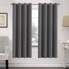image:imageHVERSAILTEX Ivory Curtains for Bedroom Window Treatment Blackout Thermal Insulated Room Darkening Solid Grommet CurtainsDrapes for Living Room Set of 2 Panels 52 by 84 Inch Long IvoryCreamCharcoal Gray
