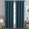 image:imageHVERSAILTEX Ivory Curtains for Bedroom Window Treatment Blackout Thermal Insulated Room Darkening Solid Grommet CurtainsDrapes for Living Room Set of 2 Panels 52 by 84 Inch Long IvoryCreamDark Teal
