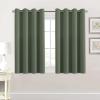 image:imageHVERSAILTEX Ivory Curtains for Bedroom Window Treatment Blackout Thermal Insulated Room Darkening Solid Grommet CurtainsDrapes for Living Room Set of 2 Panels 52 by 84 Inch Long IvoryCreamBronze Green