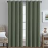 image:imageHVERSAILTEX Ivory Curtains for Bedroom Window Treatment Blackout Thermal Insulated Room Darkening Solid Grommet CurtainsDrapes for Living Room Set of 2 Panels 52 by 84 Inch Long IvoryCreamBronze Green