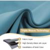 image:imageHVERSAILTEX Ivory Curtains for Bedroom Window Treatment Blackout Thermal Insulated Room Darkening Solid Grommet CurtainsDrapes for Living Room Set of 2 Panels 52 by 84 Inch Long IvoryCreamStorm Blue