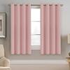 image:imageHVERSAILTEX Ivory Curtains for Bedroom Window Treatment Blackout Thermal Insulated Room Darkening Solid Grommet CurtainsDrapes for Living Room Set of 2 Panels 52 by 84 Inch Long IvoryCreamBaby Pink