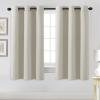 image:imageHVERSAILTEX Ivory Curtains for Bedroom Window Treatment Blackout Thermal Insulated Room Darkening Solid Grommet CurtainsDrapes for Living Room Set of 2 Panels 52 by 84 Inch Long IvoryCreamIvoryCream