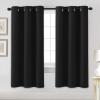 image:imageHVERSAILTEX Ivory Curtains for Bedroom Window Treatment Blackout Thermal Insulated Room Darkening Solid Grommet CurtainsDrapes for Living Room Set of 2 Panels 52 by 84 Inch Long IvoryCreamJet Black