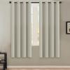 image:imageHVERSAILTEX Ivory Curtains for Bedroom Window Treatment Blackout Thermal Insulated Room Darkening Solid Grommet CurtainsDrapes for Living Room Set of 2 Panels 52 by 84 Inch Long IvoryCreamIvoryCream