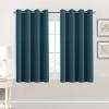 image:imageHVERSAILTEX Ivory Curtains for Bedroom Window Treatment Blackout Thermal Insulated Room Darkening Solid Grommet CurtainsDrapes for Living Room Set of 2 Panels 52 by 84 Inch Long IvoryCreamDark Teal