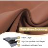 image:imageHVERSAILTEX Ivory Curtains for Bedroom Window Treatment Blackout Thermal Insulated Room Darkening Solid Grommet CurtainsDrapes for Living Room Set of 2 Panels 52 by 84 Inch Long IvoryCreamWashed Spice