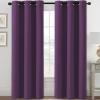 image:imageHVERSAILTEX Ivory Curtains for Bedroom Window Treatment Blackout Thermal Insulated Room Darkening Solid Grommet CurtainsDrapes for Living Room Set of 2 Panels 52 by 84 Inch Long IvoryCreamPlum Purple