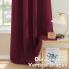 image:imageHVERSAILTEX Ivory Curtains for Bedroom Window Treatment Blackout Thermal Insulated Room Darkening Solid Grommet CurtainsDrapes for Living Room Set of 2 Panels 52 by 84 Inch Long IvoryCreamBurgundy