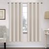 image:imageHVERSAILTEX Ivory Curtains for Bedroom Window Treatment Blackout Thermal Insulated Room Darkening Solid Grommet CurtainsDrapes for Living Room Set of 2 Panels 52 by 84 Inch Long IvoryCreamNatural
