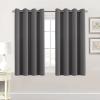 image:imageHVERSAILTEX Ivory Curtains for Bedroom Window Treatment Blackout Thermal Insulated Room Darkening Solid Grommet CurtainsDrapes for Living Room Set of 2 Panels 52 by 84 Inch Long IvoryCreamCharcoal Gray