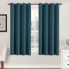 image:imageHVERSAILTEX Ivory Curtains for Bedroom Window Treatment Blackout Thermal Insulated Room Darkening Solid Grommet CurtainsDrapes for Living Room Set of 2 Panels 52 by 84 Inch Long IvoryCreamDark Teal