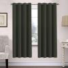 image:imageHVERSAILTEX Ivory Curtains for Bedroom Window Treatment Blackout Thermal Insulated Room Darkening Solid Grommet CurtainsDrapes for Living Room Set of 2 Panels 52 by 84 Inch Long IvoryCreamOlive