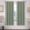 image:imageHVERSAILTEX Ivory Curtains for Bedroom Window Treatment Blackout Thermal Insulated Room Darkening Solid Grommet CurtainsDrapes for Living Room Set of 2 Panels 52 by 84 Inch Long IvoryCreamCyan
