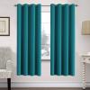 image:imageHVERSAILTEX Ivory Curtains for Bedroom Window Treatment Blackout Thermal Insulated Room Darkening Solid Grommet CurtainsDrapes for Living Room Set of 2 Panels 52 by 84 Inch Long IvoryCreamTurquoise Blue