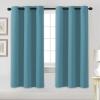 image:imageHVERSAILTEX Ivory Curtains for Bedroom Window Treatment Blackout Thermal Insulated Room Darkening Solid Grommet CurtainsDrapes for Living Room Set of 2 Panels 52 by 84 Inch Long IvoryCreamStorm Blue