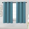 image:imageHVERSAILTEX Ivory Curtains for Bedroom Window Treatment Blackout Thermal Insulated Room Darkening Solid Grommet CurtainsDrapes for Living Room Set of 2 Panels 52 by 84 Inch Long IvoryCreamStorm Blue