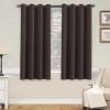image:imageHVERSAILTEX Ivory Curtains for Bedroom Window Treatment Blackout Thermal Insulated Room Darkening Solid Grommet CurtainsDrapes for Living Room Set of 2 Panels 52 by 84 Inch Long IvoryCreamChocolate Brown