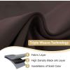 image:imageHVERSAILTEX Ivory Curtains for Bedroom Window Treatment Blackout Thermal Insulated Room Darkening Solid Grommet CurtainsDrapes for Living Room Set of 2 Panels 52 by 84 Inch Long IvoryCreamChocolate Brown