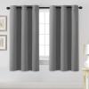 image:imageHVERSAILTEX Ivory Curtains for Bedroom Window Treatment Blackout Thermal Insulated Room Darkening Solid Grommet CurtainsDrapes for Living Room Set of 2 Panels 52 by 84 Inch Long IvoryCreamGrey