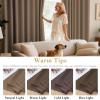 image:imageHVERSAILTEX Ivory Curtains for Bedroom Window Treatment Blackout Thermal Insulated Room Darkening Solid Grommet CurtainsDrapes for Living Room Set of 2 Panels 52 by 84 Inch Long IvoryCreamMacchiato