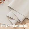image:imageHVERSAILTEX Ivory Curtains for Bedroom Window Treatment Blackout Thermal Insulated Room Darkening Solid Grommet CurtainsDrapes for Living Room Set of 2 Panels 52 by 84 Inch Long IvoryCreamNatural
