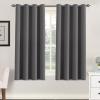 image:imageHVERSAILTEX Ivory Curtains for Bedroom Window Treatment Blackout Thermal Insulated Room Darkening Solid Grommet CurtainsDrapes for Living Room Set of 2 Panels 52 by 84 Inch Long IvoryCreamCharcoal Gray