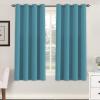 image:imageHVERSAILTEX Ivory Curtains for Bedroom Window Treatment Blackout Thermal Insulated Room Darkening Solid Grommet CurtainsDrapes for Living Room Set of 2 Panels 52 by 84 Inch Long IvoryCreamStorm Blue