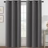 image:imageHVERSAILTEX Ivory Curtains for Bedroom Window Treatment Blackout Thermal Insulated Room Darkening Solid Grommet CurtainsDrapes for Living Room Set of 2 Panels 52 by 84 Inch Long IvoryCreamCharcoal Gray