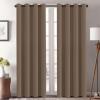 image:imageHVERSAILTEX Ivory Curtains for Bedroom Window Treatment Blackout Thermal Insulated Room Darkening Solid Grommet CurtainsDrapes for Living Room Set of 2 Panels 52 by 84 Inch Long IvoryCreamMacchiato