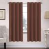 image:imageHVERSAILTEX Ivory Curtains for Bedroom Window Treatment Blackout Thermal Insulated Room Darkening Solid Grommet CurtainsDrapes for Living Room Set of 2 Panels 52 by 84 Inch Long IvoryCreamRust