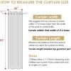 image:imageHVERSAILTEX Ivory Curtains for Bedroom Window Treatment Blackout Thermal Insulated Room Darkening Solid Grommet CurtainsDrapes for Living Room Set of 2 Panels 52 by 84 Inch Long IvoryCreamIvory